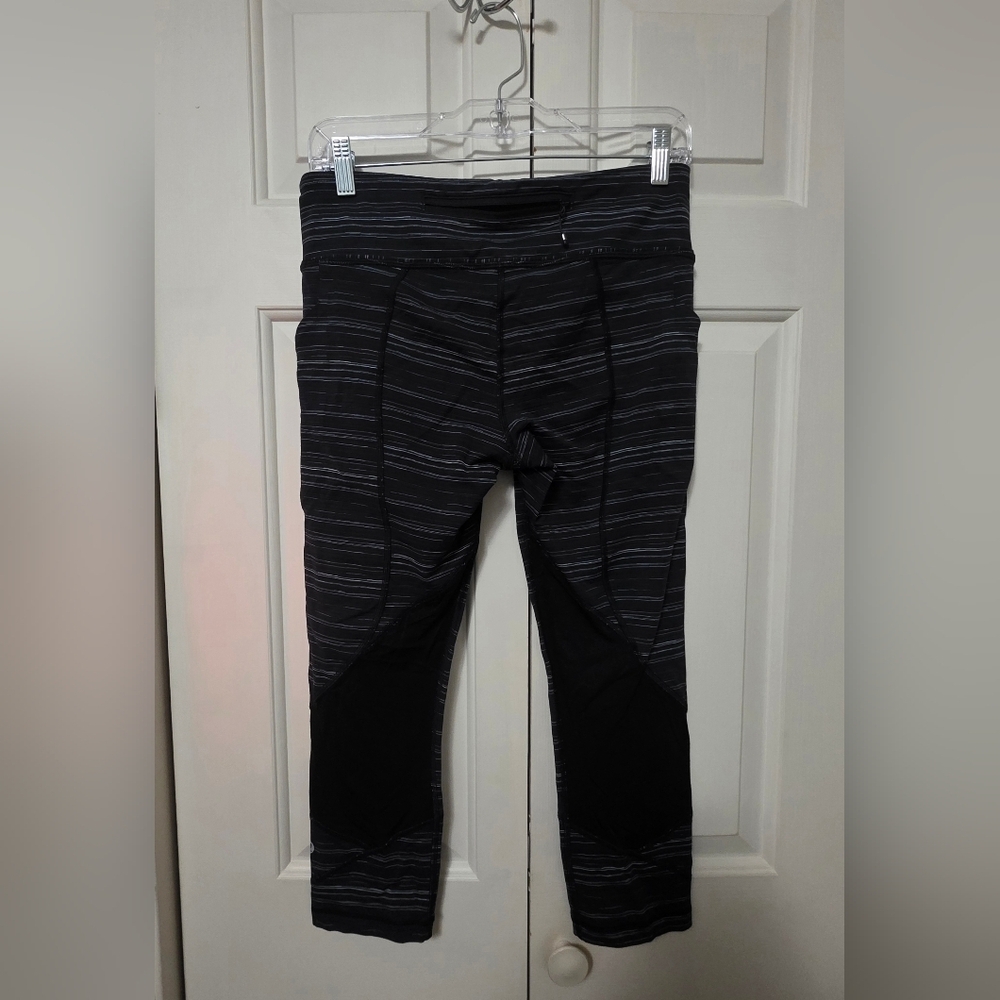 Lululemon Pace Rival Crop Leggings Size 8 Womens - Picture 3 of 9